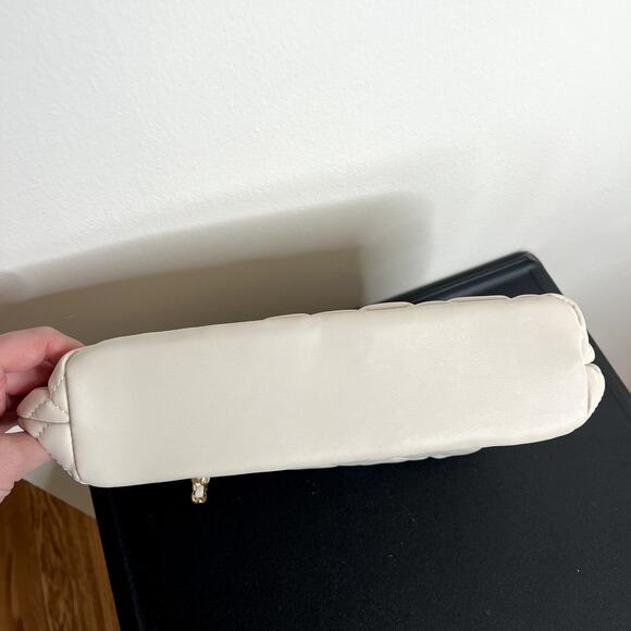 NWT Forever 21 Cream and Gold Chain Purse - Picture 7 of 7